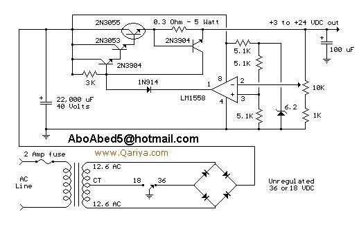 25 volt power supply