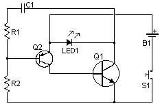 Infra red remote control circuit