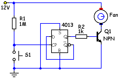 fan on off circuit