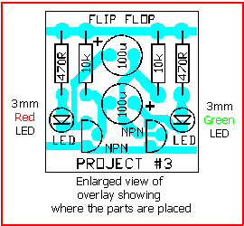 Flip Flop pcb